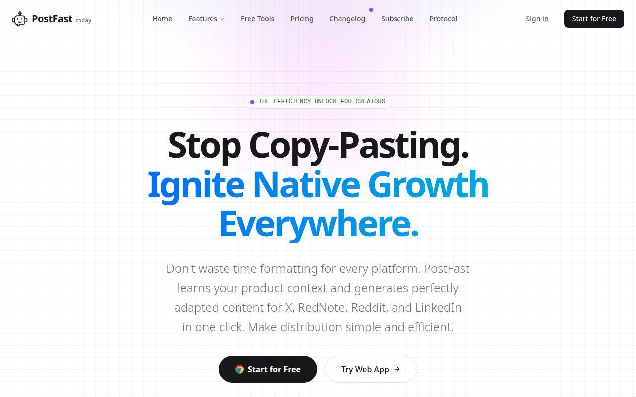 PostFast screenshot